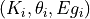 (K_i, \theta_i,
Eg_i)